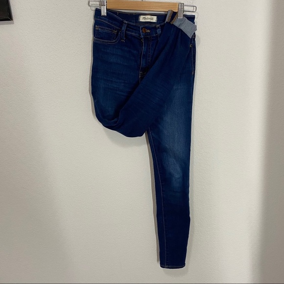 Madewell 9” Mid Rise Skinny Jeans Size 25 x 27 - Picture 10 of 13